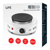 LIFE MATAKI White Επιτραπέζια ηλεκτρική εστία, 500W.