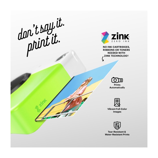 Kodak Printomatic Instant Print Camera - Πράσινη