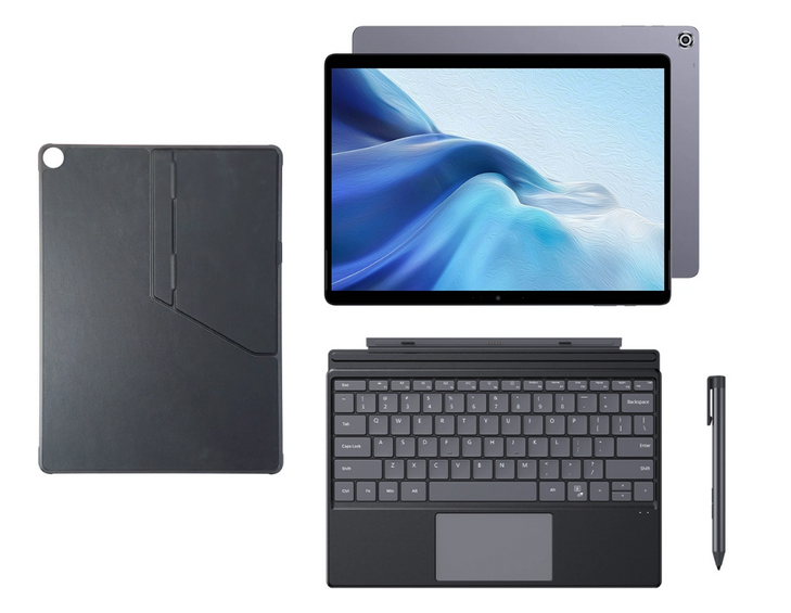 CHUWI tablet Hi10 Max με πληκτρολόγιο/στυλό αφής/θήκη, 12.9", 12/512GB, Windows 11 Home, 4800mAh, γκρι