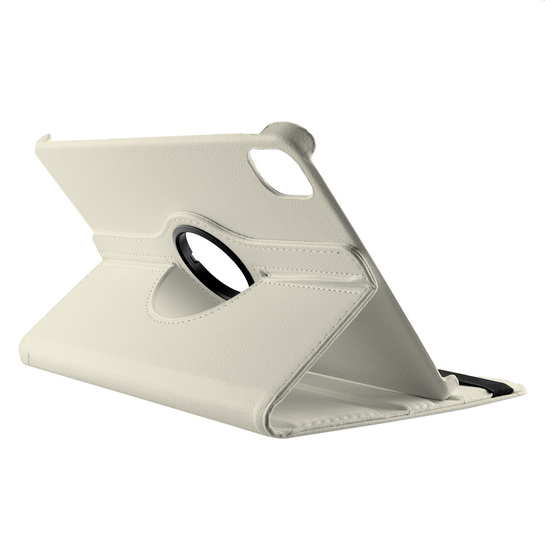 VOLTE-TEL ΘΗΚΗ XIAOMI PAD 5 11.0" LEATHER BOOK ROTATING STAND OFF WHITE