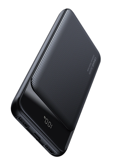 USAMS power bank US-CD198, 3x θύρες εξόδου, 10000mAh, 10W, μαύρο