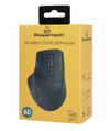 POWERTECH ασύρματο ποντίκι PT-1272, USB δέκτης, 1600DPI, μαύρο
