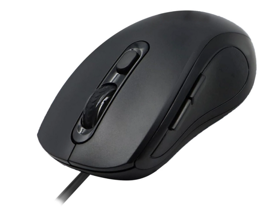 POWERTECH ενσύρματο ποντίκι PT-1290, οπτικό, έως 1600DPI, μαύρο