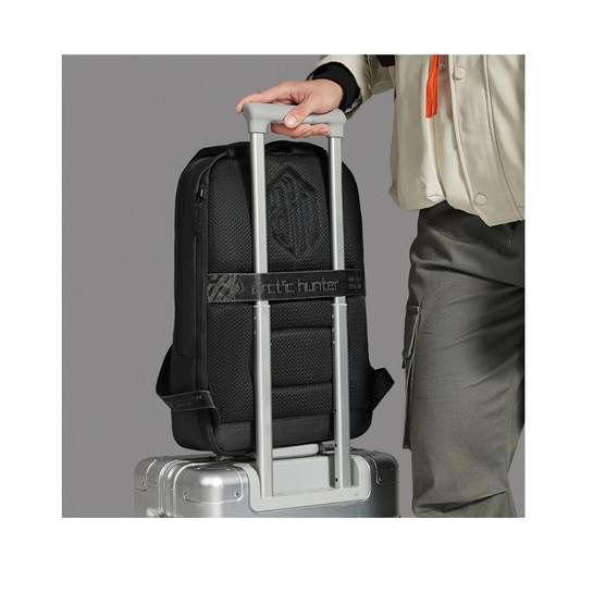 ARCTIC HUNTER τσάντα πλάτης B00529 με θήκη laptop 15.6", 22L, μαύρη