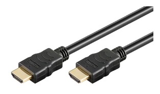 GOOBAY καλώδιο HDMI 2.0 με Ethernet 61150, 18 Gbit/s, 4K, 1m, μαύρο