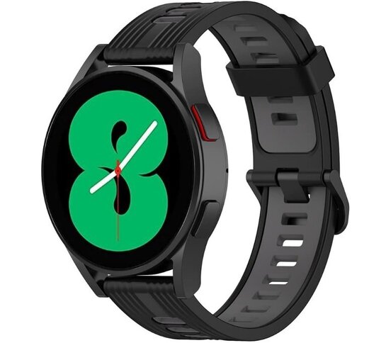 Λουράκι (22mm) Huawei Watch GT 2 46mm / GT 2 Pro / GT 3 Pro 46mm / Ultimate / Xiaomi Watch S1 Techsuit Watchband W002 Σιλικόνης - Black