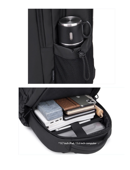 ARCTIC HUNTER τσάντα πλάτης B00534 με θήκη laptop 15.6", 21L, γκρι