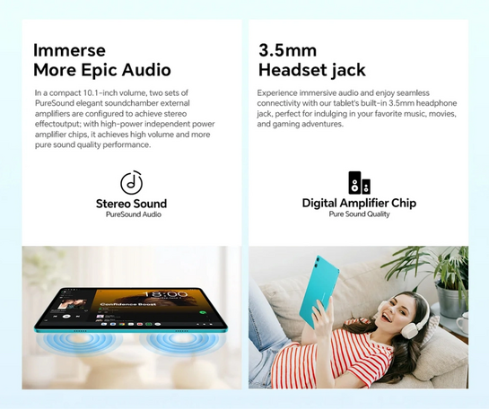 TECLAST tablet P30, 10.1", 4/64GB, Android 14, 6000mAh, μπλε