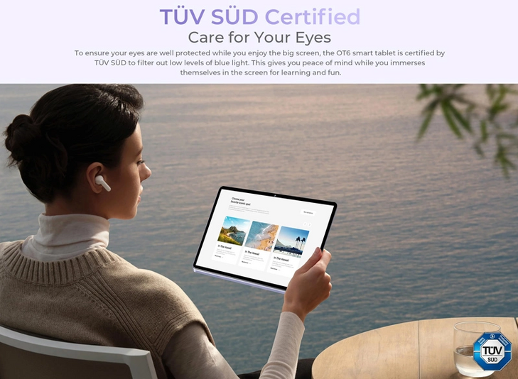 OUKITEL tablet OT6, 10.1" FHD+, 4/64GB, 8000mAh, Android 13, γκρι