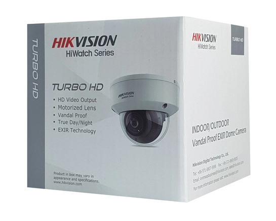HIKVISION HIWATCH υβριδική κάμερα HWT-D323-Z, 2.7-13.5mm 2MP, IP66, IK10