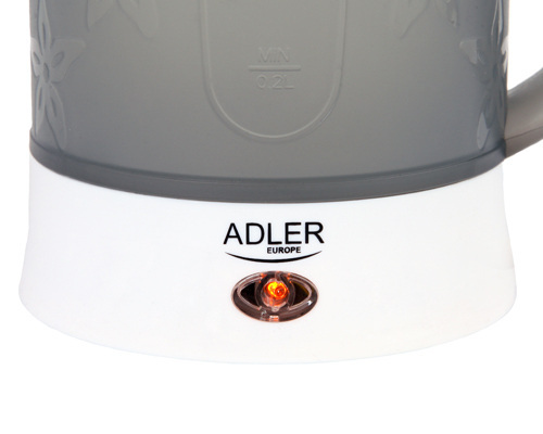 ADLER PLASTIC TRAVEL KETTLE 0,6L AD1268