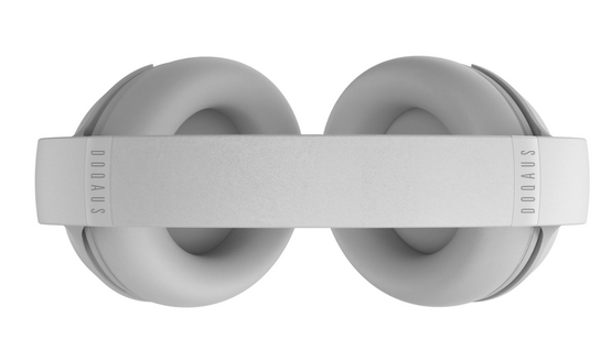 DOQAUS headphones FOCUS 5, ασύρματα & ενσύρματα, Φ40mm, 1000mAh, γκρι