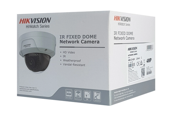 HIKVISION HIWATCH IP κάμερα HWI-D140H, POE, 2.8mm, 4MP, IP67 & IK10