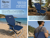 BRUNO καρέκλα παραλίας-κάμπινγκ SOL-Bay BRN-0296, αναδιπλούμενη, 55x59x69cm