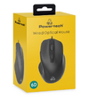 POWERTECH ενσύρματο ποντίκι PT-1252, οπτικό, 1600DPI, μαύρο