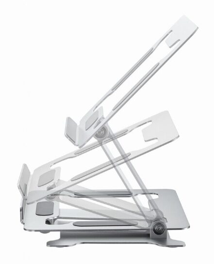 GEMBIRD FOLDABLE NOTEBOOK RISER STAND SILVER NBS-D1-03