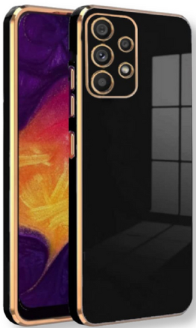 Bodycell Gold Plated - Θήκη Σιλικόνης Samsung Galaxy A32 5G - Black