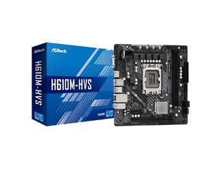 ASROCK μητρική H610M-HVS, 2x DDR4, s1700, USB 3.2 Gen1, mATX