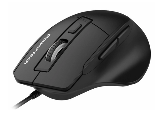 POWERTECH ενσύρματο ποντίκι PT-1273, οπτικό, 3600DPI, μαύρο