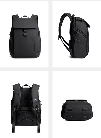 ARCTIC HUNTER τσάντα πλάτης B00558 με θήκη laptop 15.6", 24L, USB, μαύρη