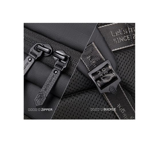 ARCTIC HUNTER τσάντα πλάτης B00529 με θήκη laptop 15.6", 22L, μαύρη