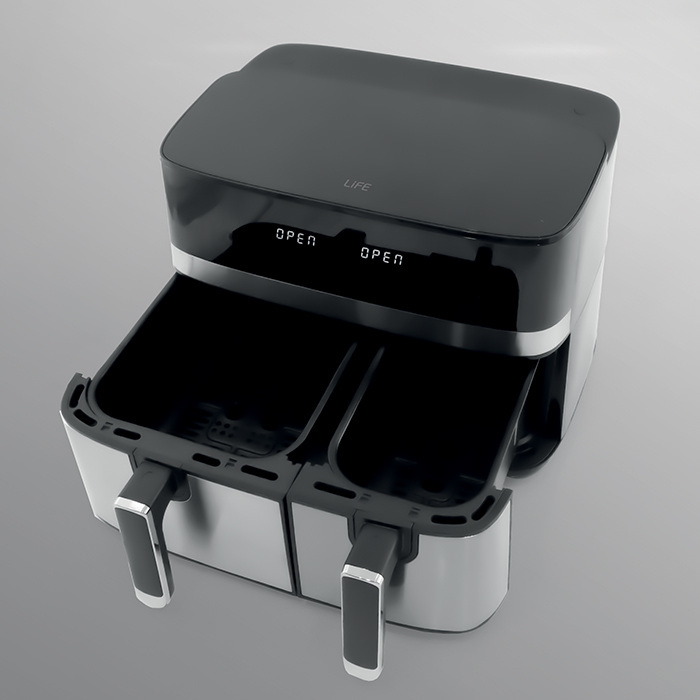LiFE IN SYNC Διπλή Φριτέζα αέρος 8.6L, 2700W