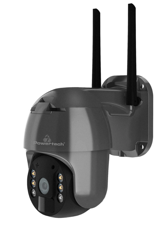 POWERTECH smart ηλιακή κάμερα PT-1174, 3MP, 4G, SD, PTZ, IP65
