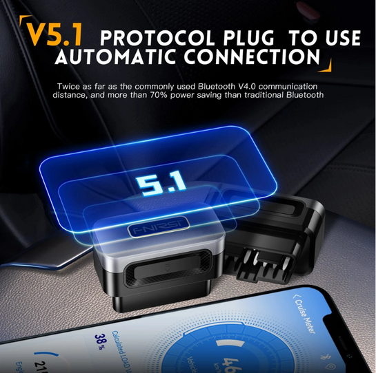 FNIRSI διαγνωστικό αυτοκινήτου OBD II FD10, Bluetooth