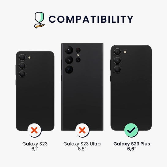 KWmobile Θήκη Σιλικόνης Samsung Galaxy S23 Plus - White Matte