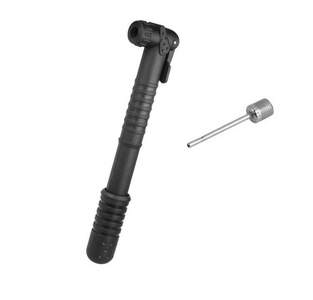 Bicycle hand pump LXRW1, 23.5cm, black