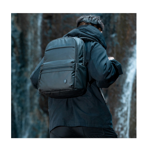 ARCTIC HUNTER τσάντα πλάτης B00536 με θήκη laptop 15.6", 21L, μαύρη