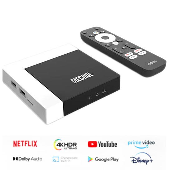 MECOOL 4K ANDROID 11 TV BOX 2+16GB BLACK/WHITE KM7-PLUS