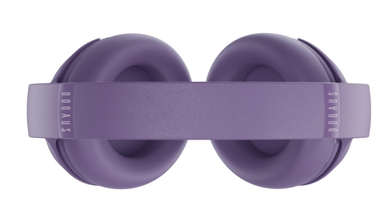 DOQAUS headphones FOCUS 5, ασύρματα & ενσύρματα, Φ40mm, 1000mAh, μωβ