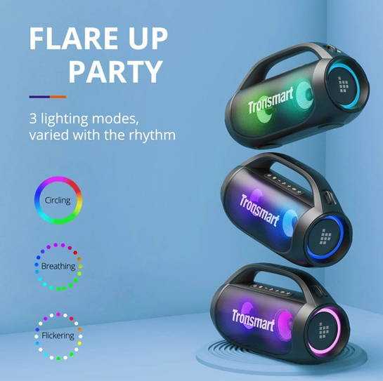 TRONSMART φορητό ηχείο Bang SE, 40W, Bluetooth, 4000mAh, IPX6, μαύρο