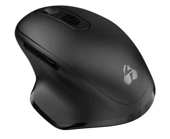 POWERTECH ασύρματο ποντίκι PT-1152, USB & USB-C δέκτη, 1600DPI, μαύρο