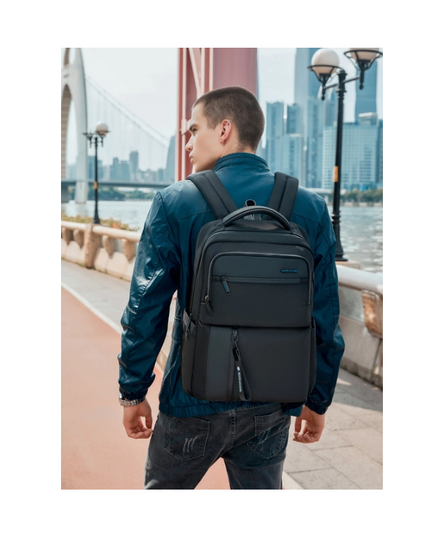 ARCTIC HUNTER τσάντα πλάτης B00477 με θήκη laptop 15.6", 18L, μαύρη