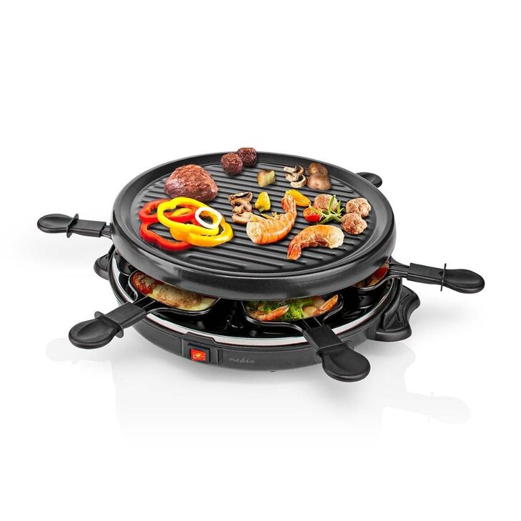 Nedis Επιτραπέζια Ηλεκτρική Ψησταριά Raclette 800W 30x30εκ.