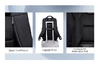 ARCTIC HUNTER τσάντα πλάτης B00550 με θήκη laptop 15.6", 23.5L, μαύρη