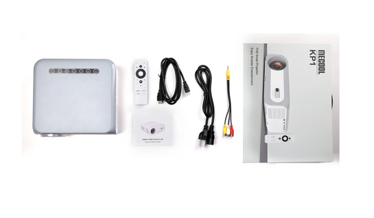 MECOOL smart βιντεοπροβολέας KP1 με TV Stick, 1080p, 700 ANSI, λευκός