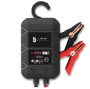 BYGD car battery charger & maintainer S5000, 6V/2A 12V/5A
