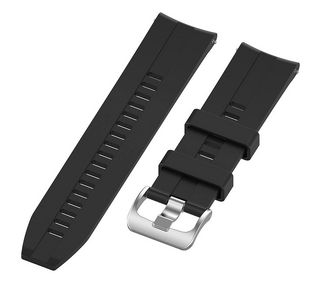 Λουράκι σιλικόνης BAND-010-BK, 22mm, μαύρο