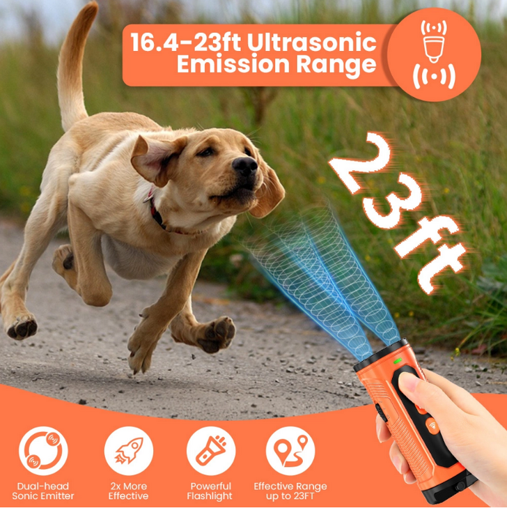 POWERTECH συσκευή υπέρηχων εκπαίδευσης σκύλου PT-1394, εμβέλεια 5-7m