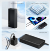 USAMS power bank US-CD205, 2x USB θύρες εξόδου, 10000mAh, 10W, λευκό