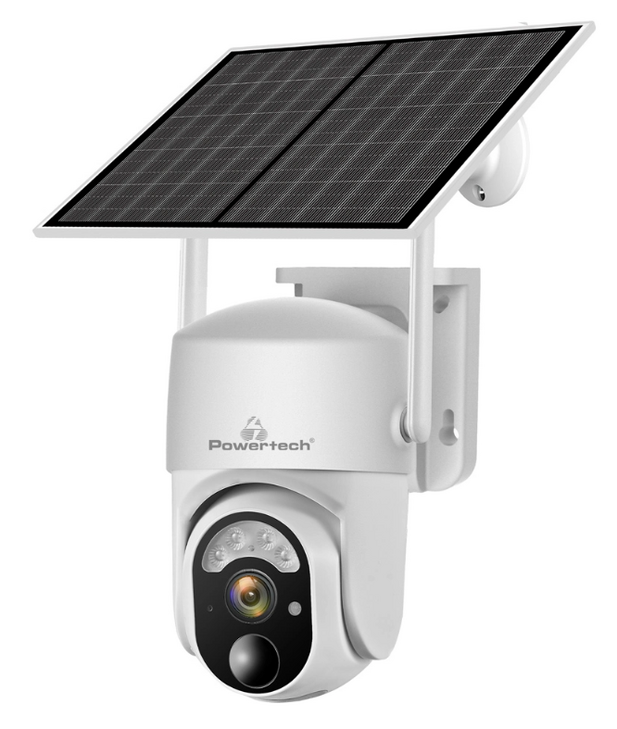 POWERTECH smart ηλιακή κάμερα PT-1176, 4MP, 4G, SD, PTZ, IP65