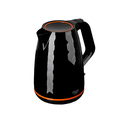 ADLER BLACK PLASTIC KETTLE 1,7L  AD1277B