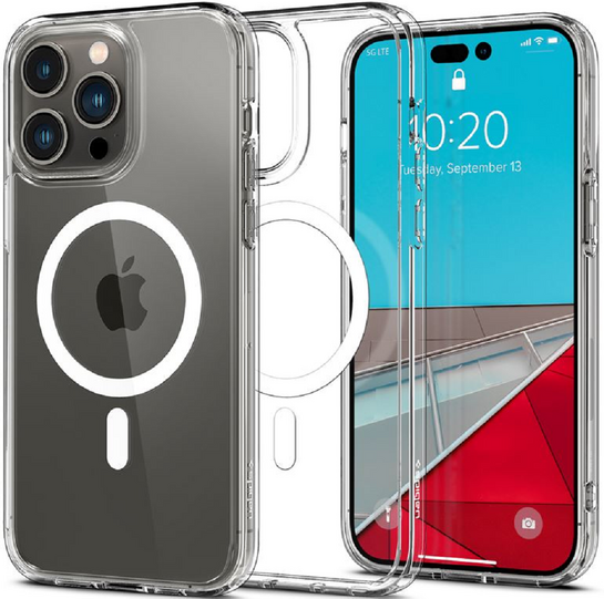 Spigen Crystal Hybrid MagFit - MagSafe Θήκη Apple iPhone 14 Pro Max - White