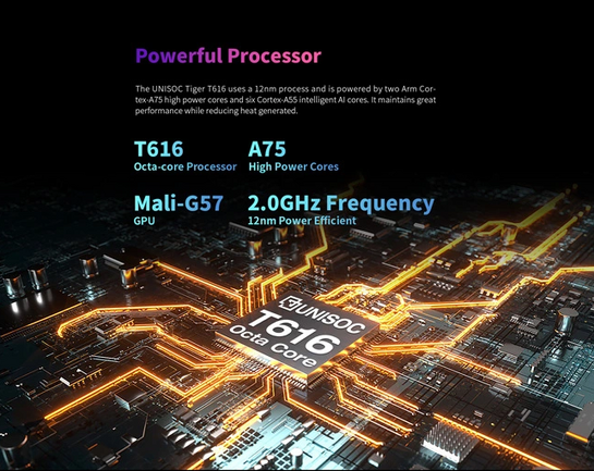 TECLAST tablet T50, 11" HD, 8/256GB, Android 13, 4G, 7500mAh, γκρι