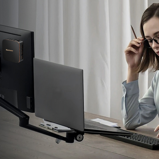 BLACKVIEW MINI PC AMD RYZEN3 3300U 16GB DDR4 512GB SSD 2280 4K WIFI5 WIN 11 PRO BLACK