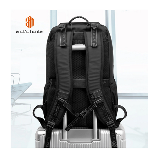 ARCTIC HUNTER τσάντα πλάτης B00461 με θήκη laptop 15.6", 25L, μαύρη