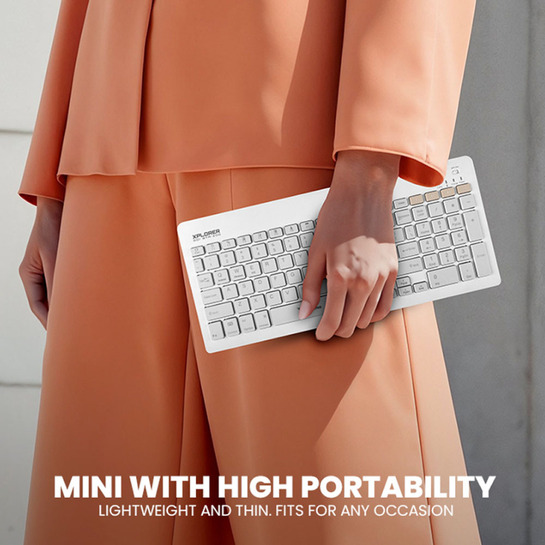 ALCATROZ WIRELESS KEYBOARD XPLORER GO! BTR 200 MIST